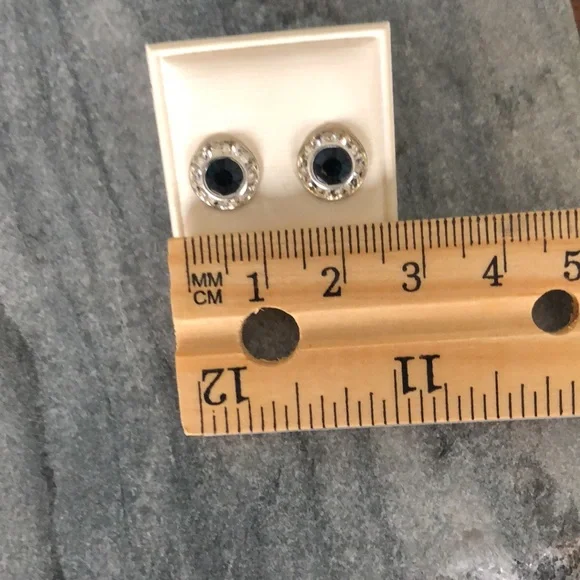 BEAUTUFUL HAND CRAFTED ITALIAN CRYSTAL EARRINGS BY VEECHIA MURANO - Picture 3 of 14